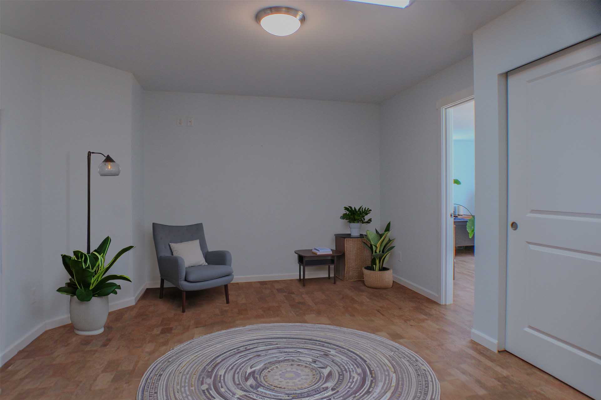 The upstairs den at 2610 Sheridan
