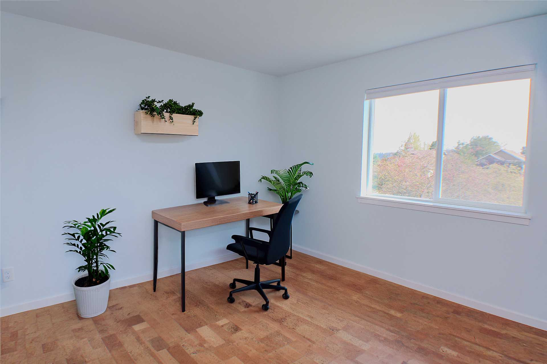The upstairs office at 2610 Sheridan